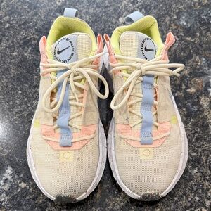 Nike Kids' Cream and Pink Sneakers